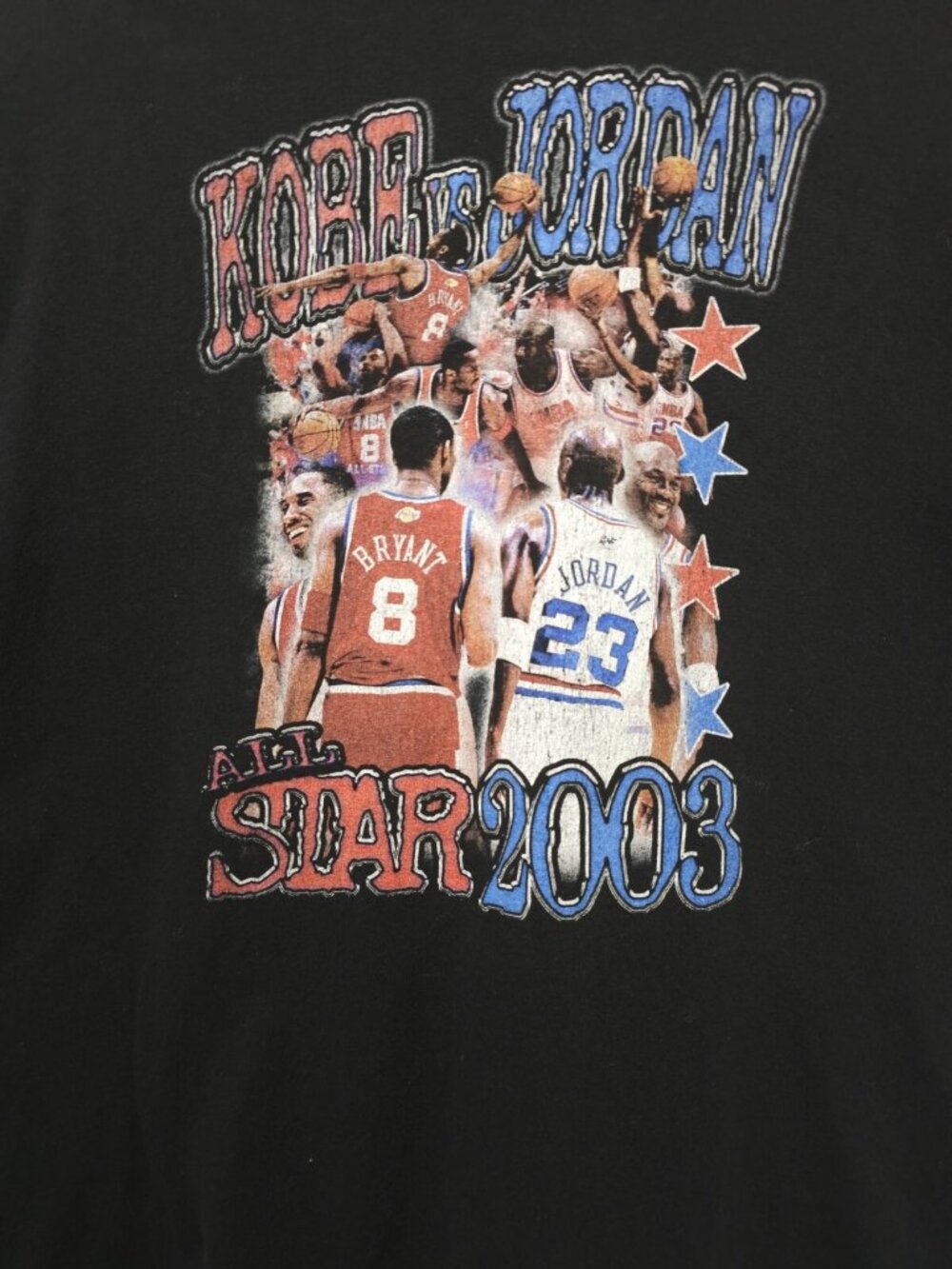 Vintage Kobe Vs Kore All Star 2003 Black T Shirt Small *no Tags*